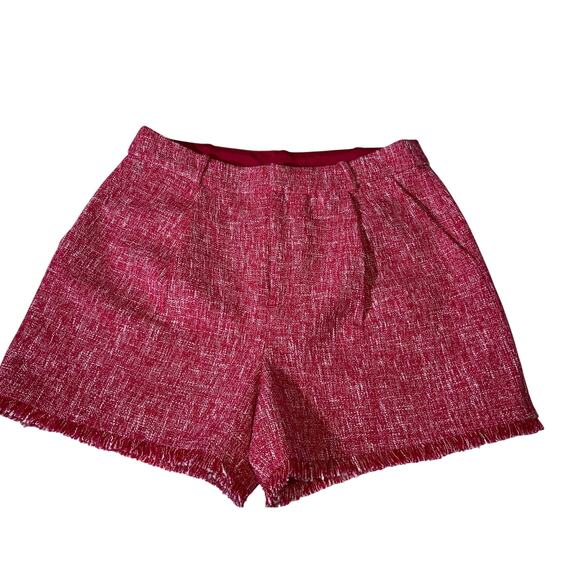 Cinq a Sept High-Waisted Red Classy Shorts(SIZE 10) - Picture 1 of 6